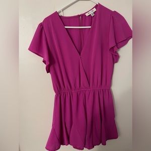 Beautiful magenta colors romper